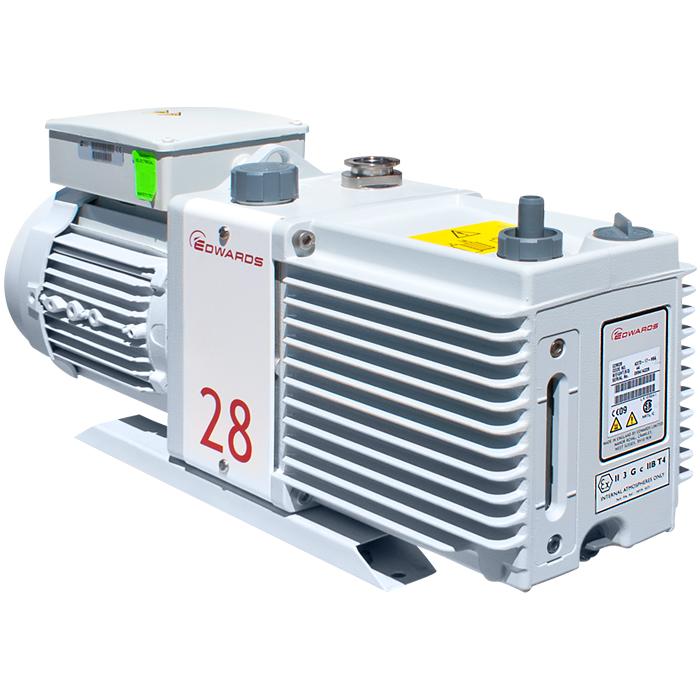 Edwards E2M28 Rotary Vane Vacuum Pump (1ph Motor 115/230V, 50/60Hz) - Nano Vacuum Australia & New Zealand