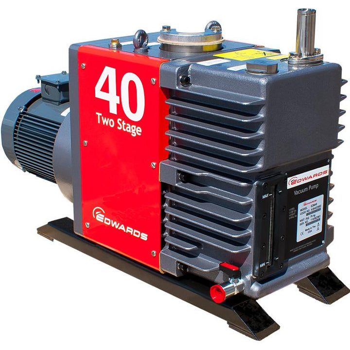 Edwards E2M40 Rotary Vane Vacuum Pump (3ph Motor 380-400V 50Hz, 230/460 60Hz) - Nano Vacuum Australia & New Zealand