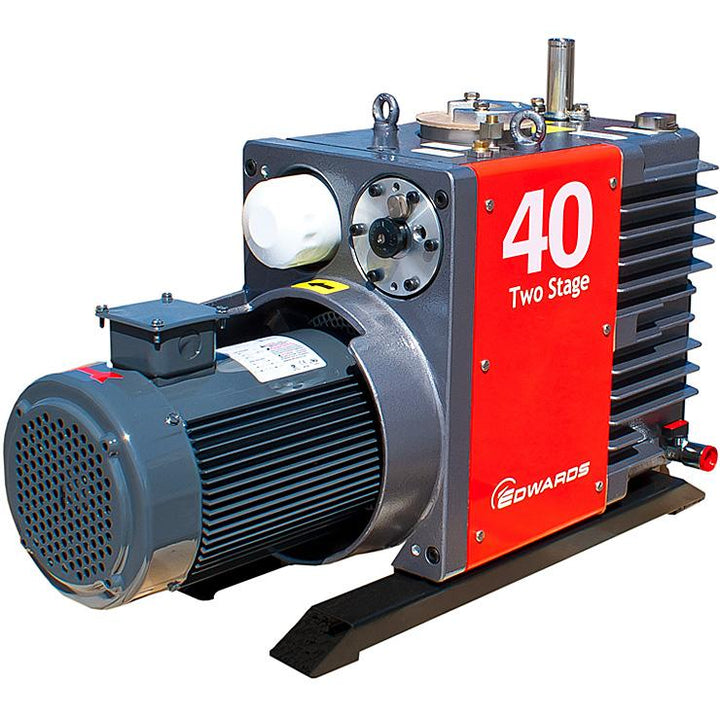 Edwards E2M40 Rotary Vane Vacuum Pump (3ph Motor 380-400V 50Hz, 230/460 60Hz) - Nano Vacuum Australia & New Zealand