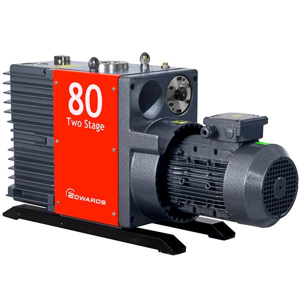 Edwards E2M80 Rotary Vane Vacuum Pump (3ph Motor 380-400V 50Hz, 230/460 60Hz) - Australia & New Zealand