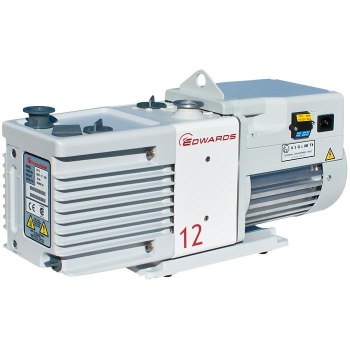 Edwards RV12 Rotary Vane Vacuum Pump (1ph Motor 115/230V, 50/60Hz) - Nano Vacuum